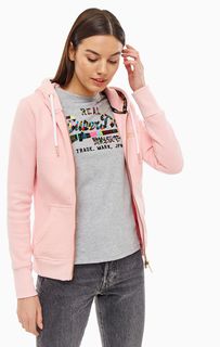 Толстовка женская Superdry G20303AT V2E розовая 16 UK