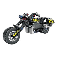 Мотоцикл-Конструктор с инерционным двигателем Mioshi Tech Комби. Чоппер, 23 см, 183 детали