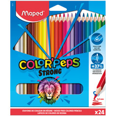 Карандаши цветные "ColorPepes Strong", 24 цвета Maped