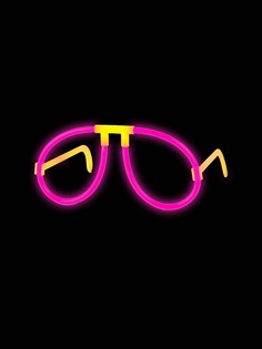 Светящиеся очки Феникс-Презент Розовые