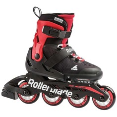 Роликовые коньки Rollerblade 2020 Microblade Black/Red, р. 27