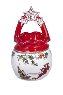 Ваза с крышкой DUE ESSE CHRISTMAS
