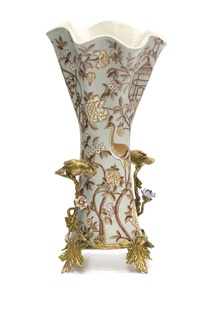 Ваза с птичками 22x22x44 см ГЛАСАР