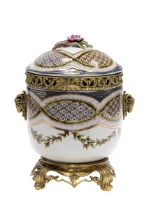 Ваза с крышкой 23x19x30 см ГЛАСАР
