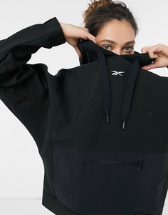 Черное худи в утилитарном стиле Reebok Training-Черный