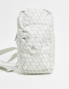 Белая сумка через плечо с логотипом Puma AOP-Белый