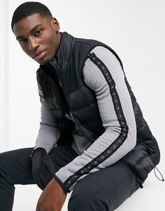 Черный дутый жилет Calvin Klein Golf Lassen