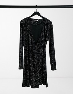 Черное платье с мерцающим эффектом Elvi-Черный