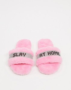 Розовые слиперы Public Desire Slayin-Розовый