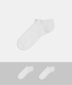 Набор из 3 пар черных носков под кроссовки Calvin Klein-Белый