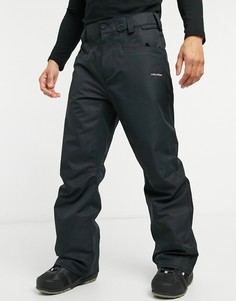 Черные горнолыжные штаны Volcom Carbon-Черный