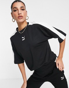 Черная футболка Puma T7 Classics-Черный