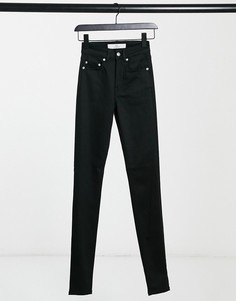 Черные зауженные джинсы с высокой талией Won Hundred Marilyn-Черный