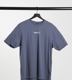 Голубая футболка с логотипом ellesse PLUS Bamboo-Голубой