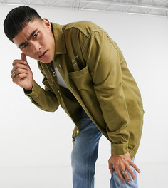 Рубашка зеленого цвета с эффектом потертости Reclaimed Vintage inspired-Зеленый