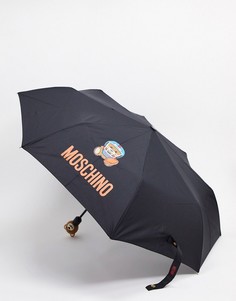 Черный зонт Moschino