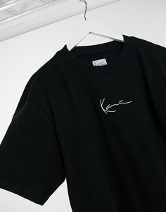 Черная футболка с небольшим логотипом Karl Kani Signature-Черный