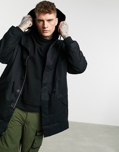 Черная легкая парка ASOS DESIGN-Черный