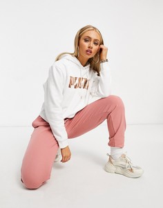 Белый худи Puma Holiday