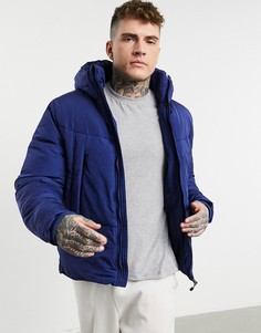 Синий пуховик ASOS DESIGN-Голубой