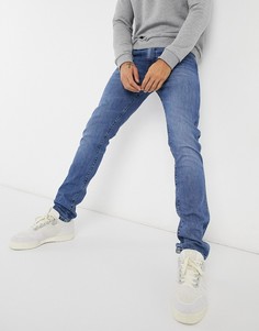 Зауженные книзу джинсы Wrangler-Голубой