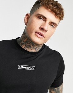 Черная футболка ellesse Bamboo-Черный