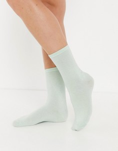 Носки пастельно-зеленого цвета Vero Moda-Зеленый