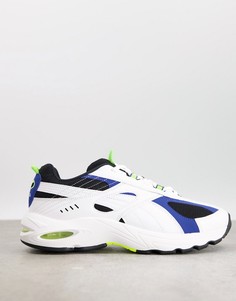 Бело-синие кроссовки Puma Cell Speed-Белый