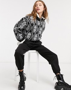 Джемпер со снежинками ASOS DESIGN Christmas-Многоцветный