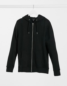 Худи черного цвета на молнии New Look-Черный