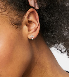 Серьги-гвоздики из стерлингового серебра в форме грибов ASOS DESIGN-Серебристый