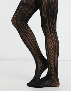 Черные колготки ASOS DESIGN-Черный