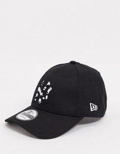 Черная кепка с принтом "NY 9forty" New Era-Черный