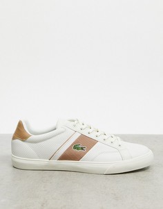 Белые кроссовки Lacoste Fairlead-Белый