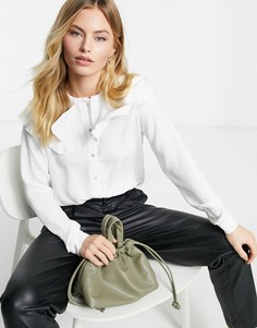 Белая блузка с широким воротником Vero Moda-Белый