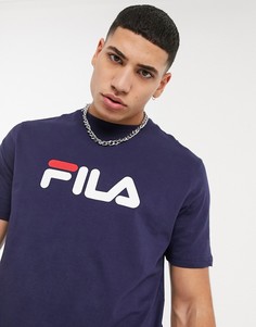 Темно-синяя футболка с логотипом Fila Eagle-Темно-синий