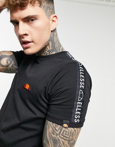 Черная футболка с лентой ellesse Fede-Черный
