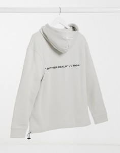 Светло-бежевый худи с эластичными шнурками Topman