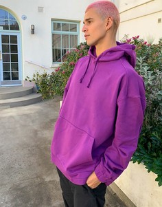 Худи в стиле oversized выбеленного фиолетового цвета от комплекта ASOS DESIGN-Фиолетовый