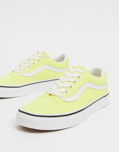 Желтые кроссовки Vans Neon Old Skool-Желтый