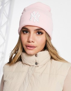 Светло-розовая шапка New Era NY-Розовый