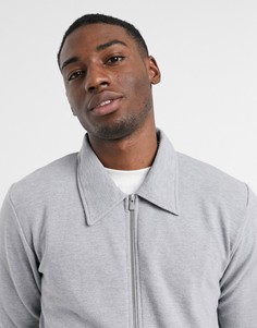 Серая куртка на молнии от комплекта Jack & Jones Premium-Серый