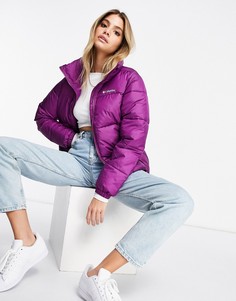 Фиолетовая куртка Columbia Puffect-Красный