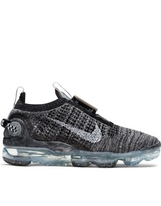 Черно-серые кроссовки Nike Vapormax Flyknit-Черный