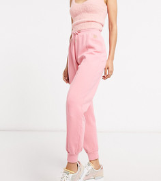 Розовые джоггеры с завышенной талией River Island Petite-Розовый
