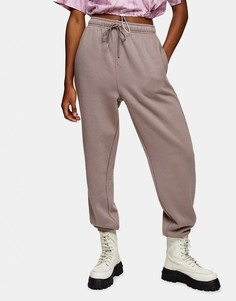 Бежевые спортивные брюки Topshop-Кремовый