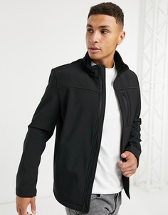 Черная легкая куртка с карманами Calvin Klein-Черный