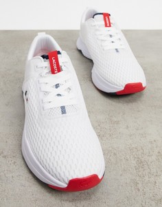 Белые кроссовки Lacoste-Белый