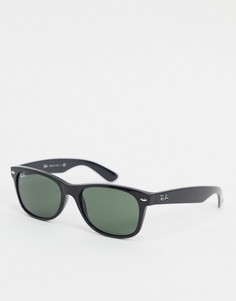 Солнцезащитные очки среднего размера Ray-Ban Wayfarer 0RB2132-Черный