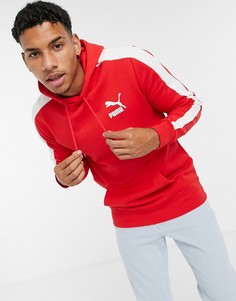Красный худи Puma Iconic T7